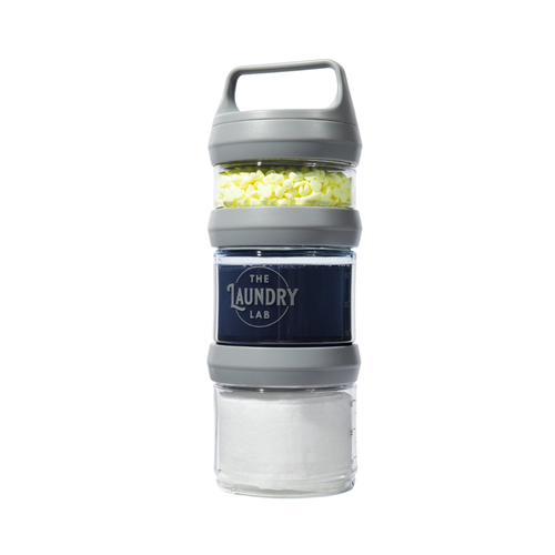 A portable, small, compact refillable laundry detergent bottle that holds all your laundry detergents in one place. This bottle is perfect for anyone who lives in apartments, dorms and travel. Easy to carry to laundromats and laundry rooms as the perfect essential on laundry day. 