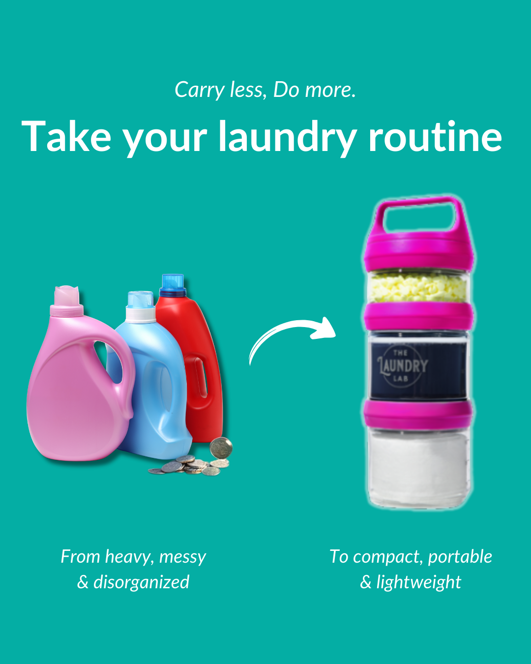 The Laundry Lab Bottle (Magenta)