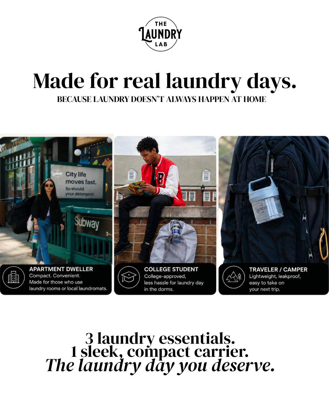 The Laundry Lab Bottle (Black)